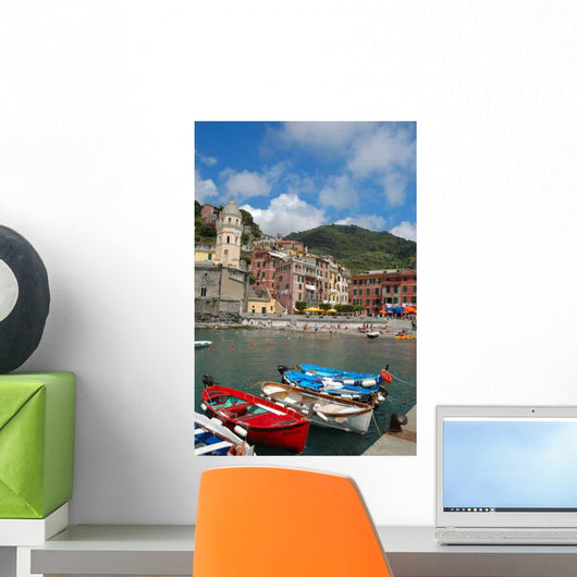 Cinque Terre Liguria Vertical Wall Decal