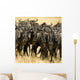 Wildebeest Masai mara Kenya Wall Mural