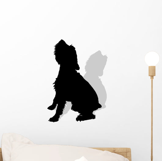 Vector Silhouette Dog