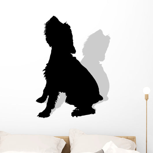 Vector Silhouette Dog