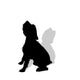 Vector Silhouette Dog