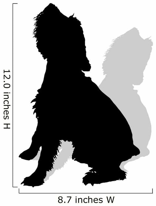 Vector Silhouette Dog