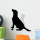 Vector Silhouette of a Dog. Wall Decal