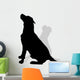 Vector Silhouette of a Dog. Wall Decal