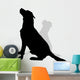 Vector Silhouette of a Dog. Wall Decal