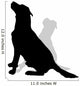 Vector Silhouette of a Dog. Wall Decal