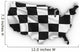 Usa Map Showing a Checkered Flag Wall Decal