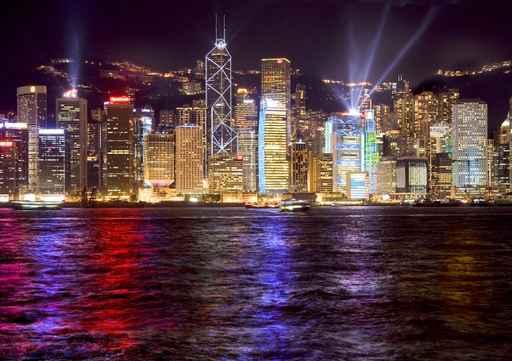 Hong Kong Harbour Lazer Wall Decal