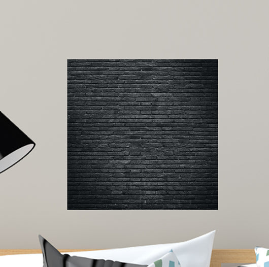 Dark Brick Wall Wall Decal