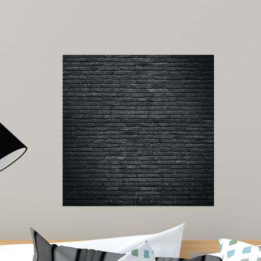 Dark Brick Wall Wall Decal