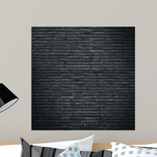 Dark Brick Wall Wall Decal