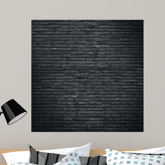 Dark Brick Wall Wall Decal