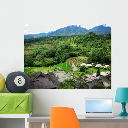 Rice Terraces Wall Decal