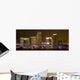 Miami City Scape Wall Decal