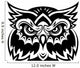 Owl Mascot Wall Decal