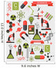 Creative Science Elements Wall Mural