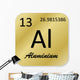 Aluminium Element Wall Decal