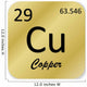 Copper element Wall Decal