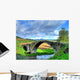 Old Roman Bridge Mountain Wall Decal