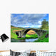 Old Roman Bridge Mountain Wall Decal