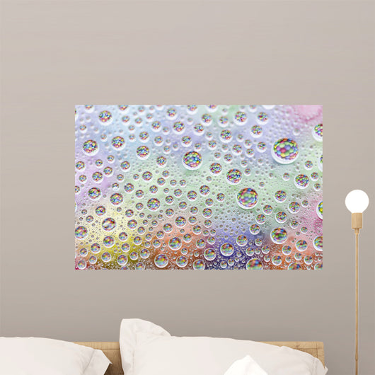 Waterdrops with Candy Refraction