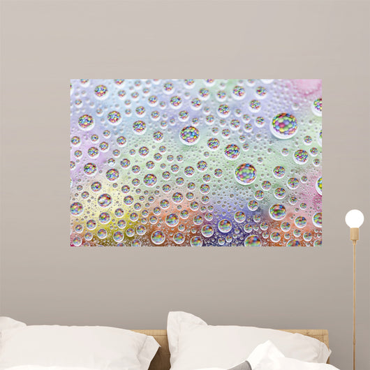 Waterdrops with Candy Refraction