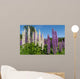 White and Blue Lupins Wall Mural
