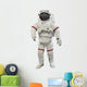 astronauts isolated on white Wall Decal