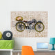 Retro Banner Motorcycle Wall Decal