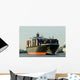 huge container ship Wall Mural