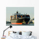 huge container ship Wall Mural