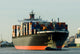 huge container ship Wall Mural