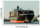 huge container ship Wall Mural