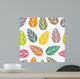 abstract leaf pattern Wall Mural