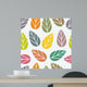 abstract leaf pattern Wall Mural