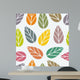 abstract leaf pattern Wall Mural