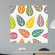 abstract leaf pattern Wall Mural