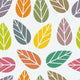 abstract leaf pattern Wall Mural