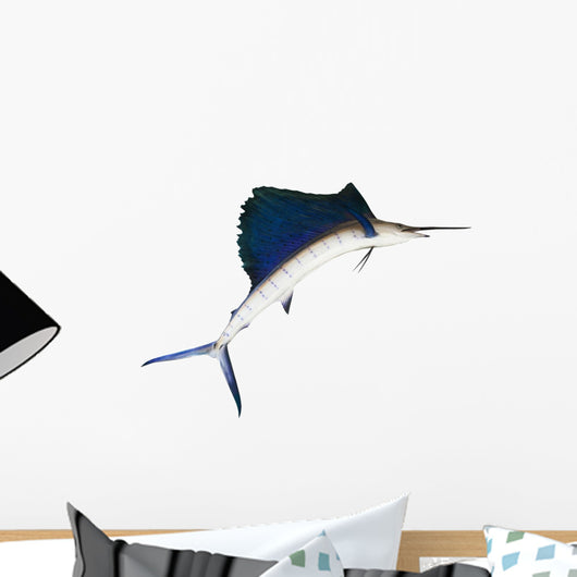 Sailfish Flying Midair White