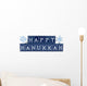 Happy Hanukkah Wall Decal