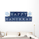 Happy Hanukkah Wall Decal