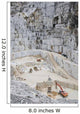 Marble Quarry in Carrara Wall Mural
