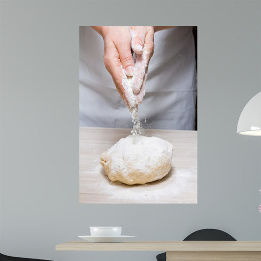 Hands Kneading Dough