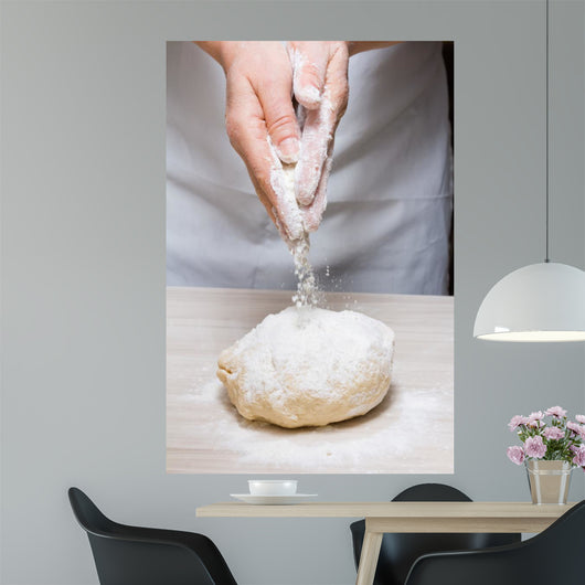 Hands Kneading Dough