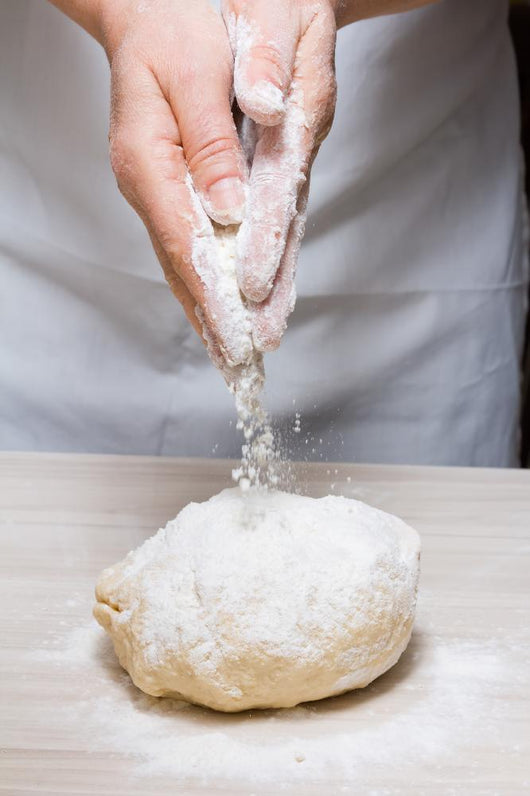Hands Kneading Dough
