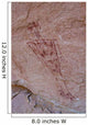 Anasazi Pictograph Wall Mural