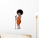 Woman singer Wall Mural