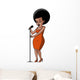 Woman singer Wall Mural