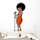 Woman singer Wall Mural
