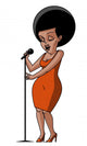 Woman singer Wall Mural